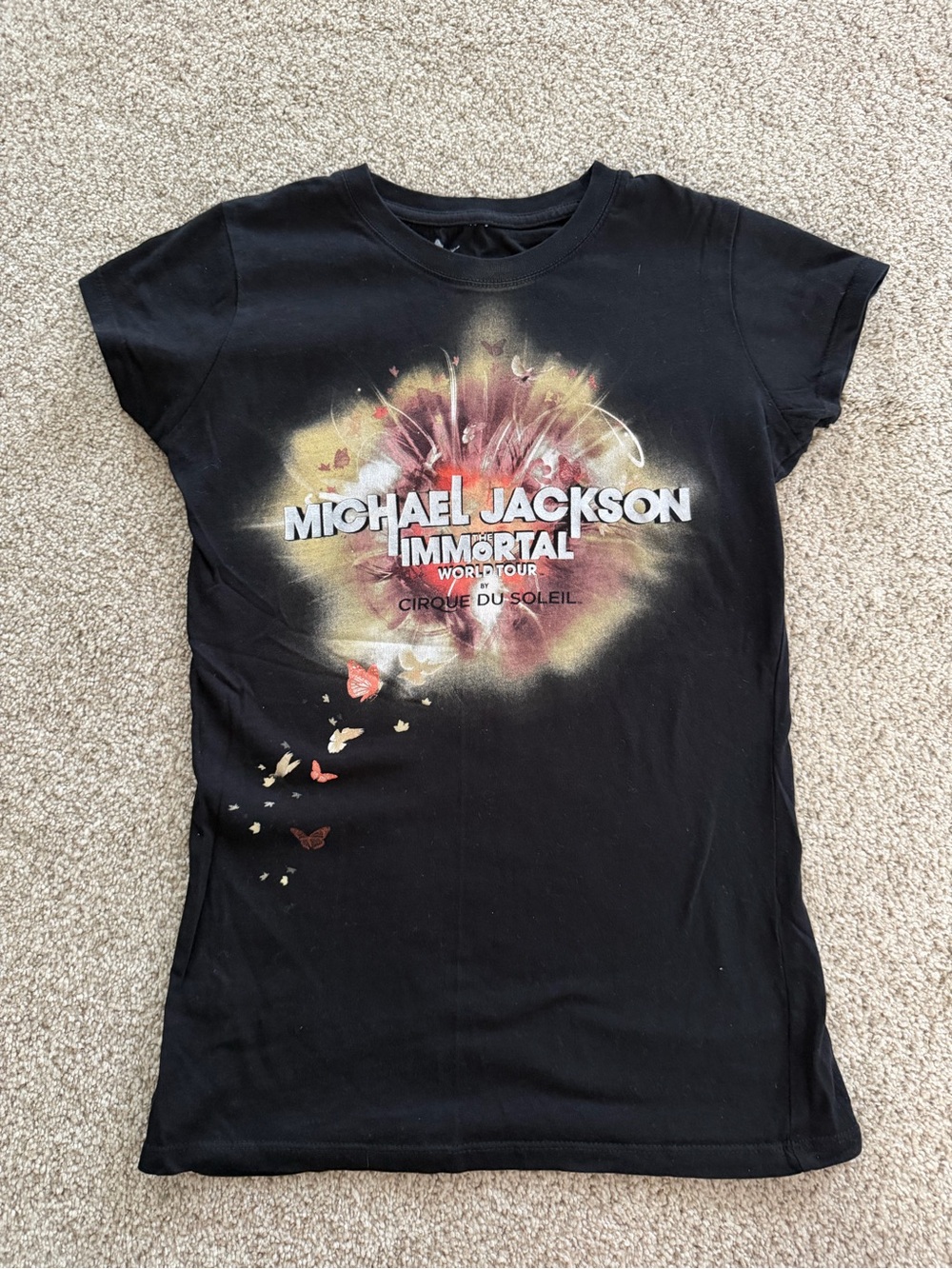 Michael Jackson Immortal Black Graphic Tee